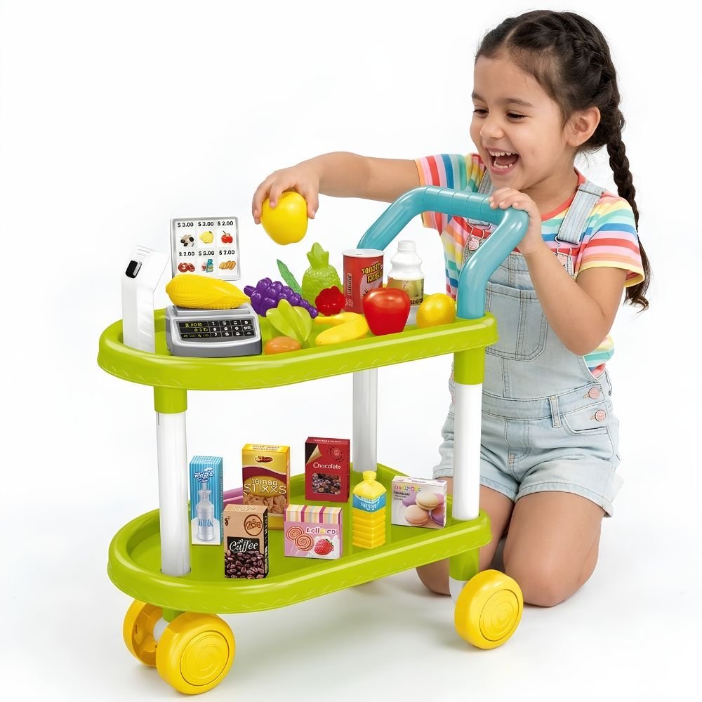 Kids Kitchen Trolley with Fruits