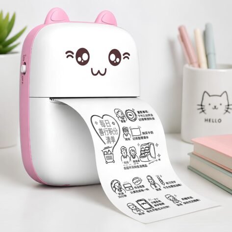 Portable Mini Thermal Printer for Kids