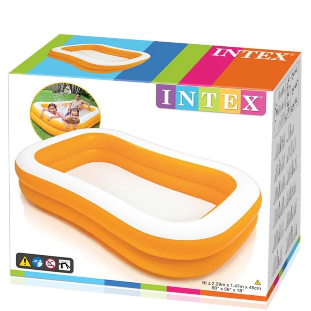 Rectangular inflatable pool 7.5 feet