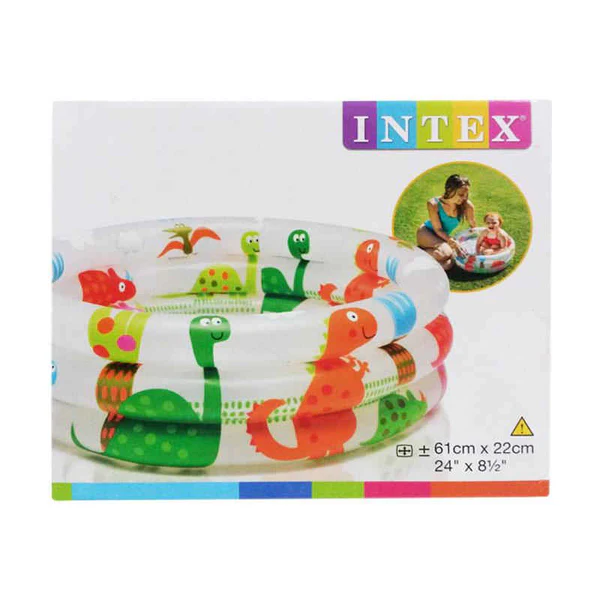 Dinosaur print inflatable pool for kids