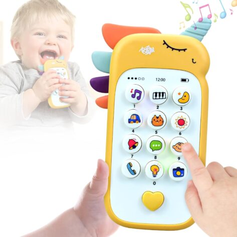Unicorn Musical Baby Toy Phone & Teether Toy