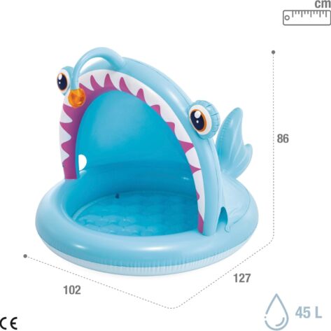 Intex hooded baby pool dimensions
