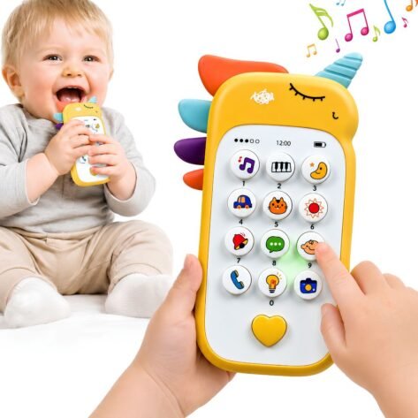 Unicorn Musical Baby Toy Phone Teether Toy