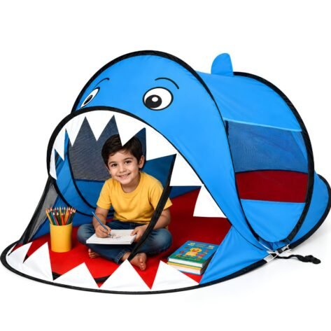Shark Pop-Up Kids Play Tent House