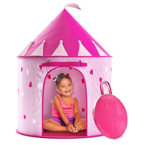 Princess Pink Castle Play Tent for Girls (Upto 6 Years)