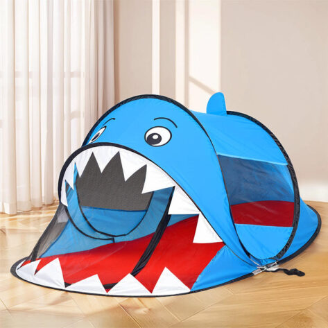 Shark Pop-Up Kids Play Tent | Portable Indoor & Outdoor