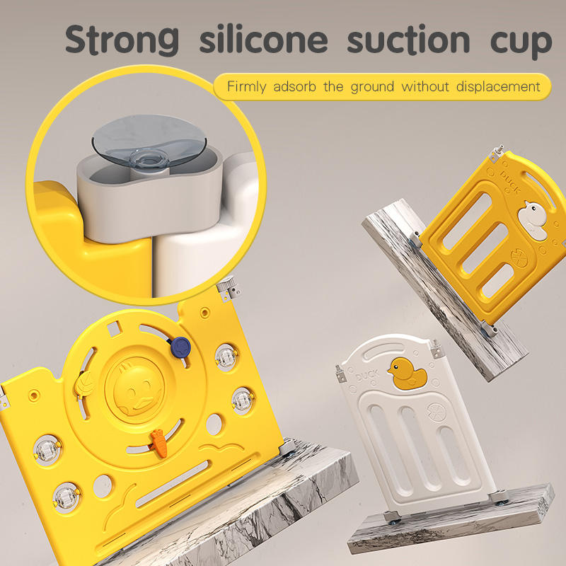 Toddler playpen with slide and swing