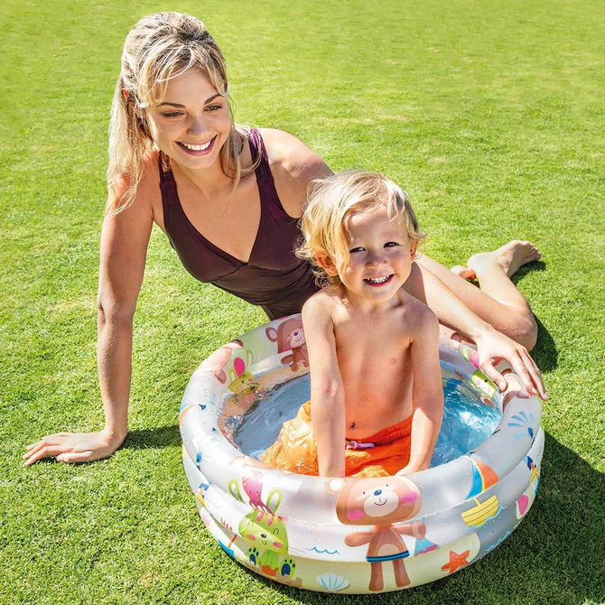 Deep 24 inch inflatable baby pool
