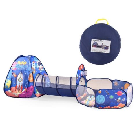 3-in-1 Kids Play Tent House Tunnel Set