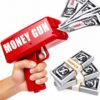 Money Gun Toy for Kids with Fake Notes