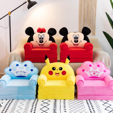 Kids 3 Layers Cartoon Themed Sofa Cum Bed