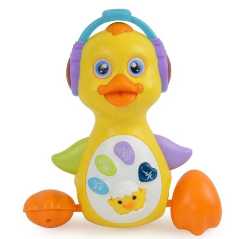 Interactive Dancing Duck Toy with Lights and Music