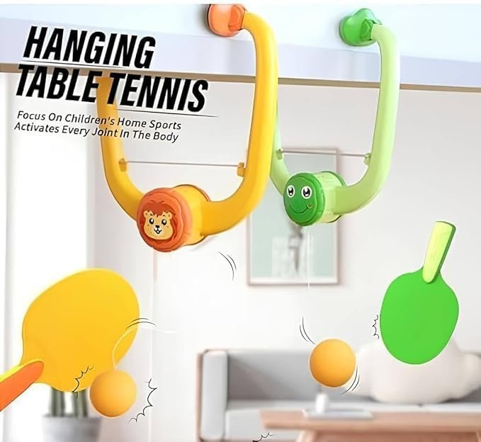 Hanging Tennis Game for Kids – 2 Player Indoor Racket Game - Image 2