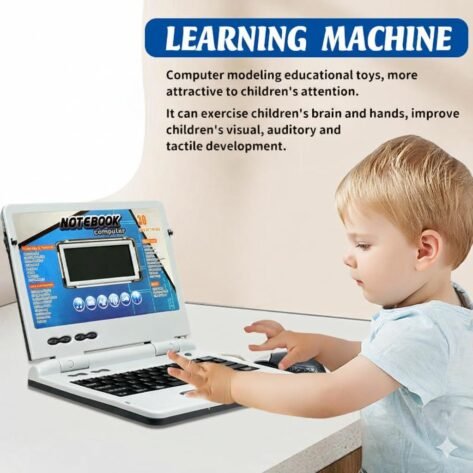 Kids educational laptop with mouse