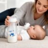 Hands Free Baby Feeding Bottle 240ml with Silicone Tube & Gravity Ball