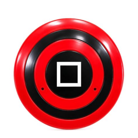 12 Inch Superhero Shield for Kids – Red & Black Role Play Toy