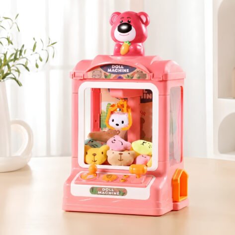 Automatic Claw Machine Toy for Kids with Music, Lights & Grabber Game