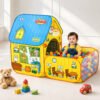 Kids Play Tent House with Ball Pit – Pop-Up Indoor & Outdoor Playhouse