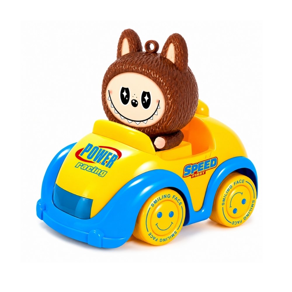 Kids Labubu Car Toy with Lights & Music
