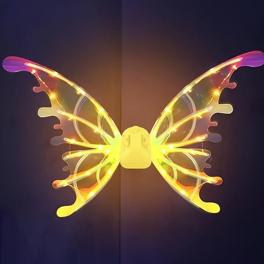 Electric Butterfly Wings for Kids – Musical LED Glowing Fairy Wings - Image 6