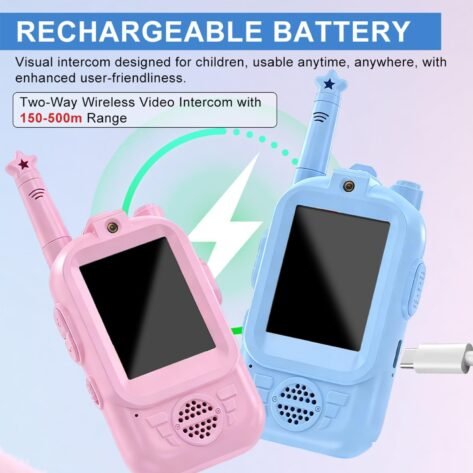 Kids walkie talkie with screen