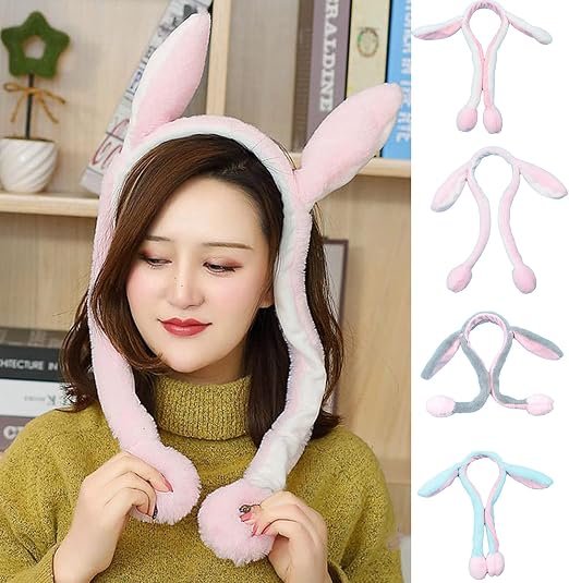 interactive bunny earmuffs for kids