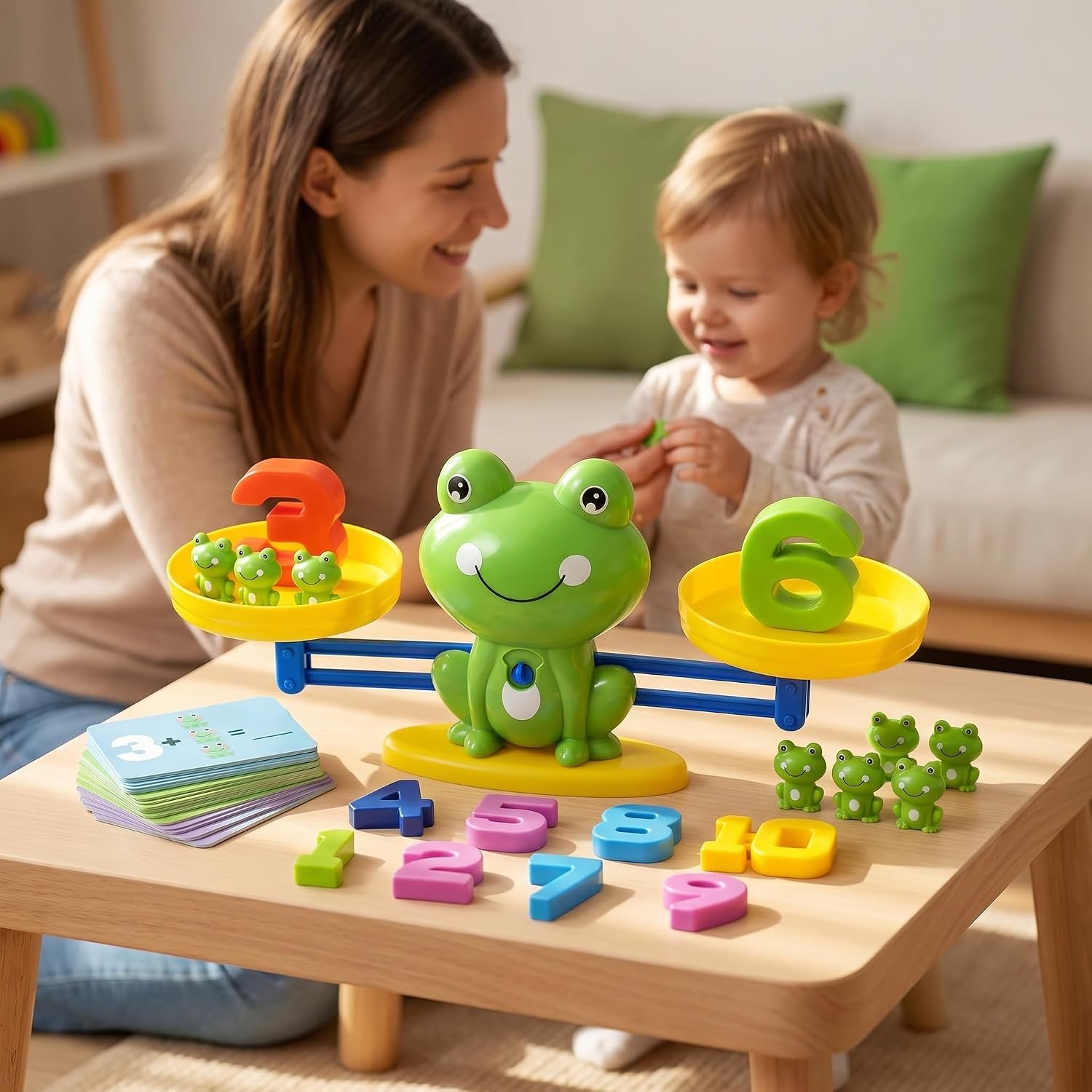 Frog Balance Math Toy for Kids