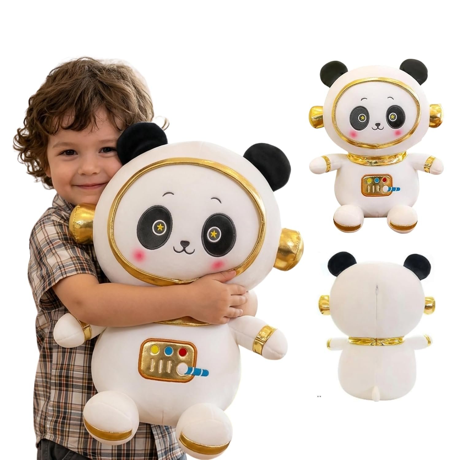 Space Panda Plush Toy | Cute Soft Astronaut Plushie Gift (16 Inch) - Image 3
