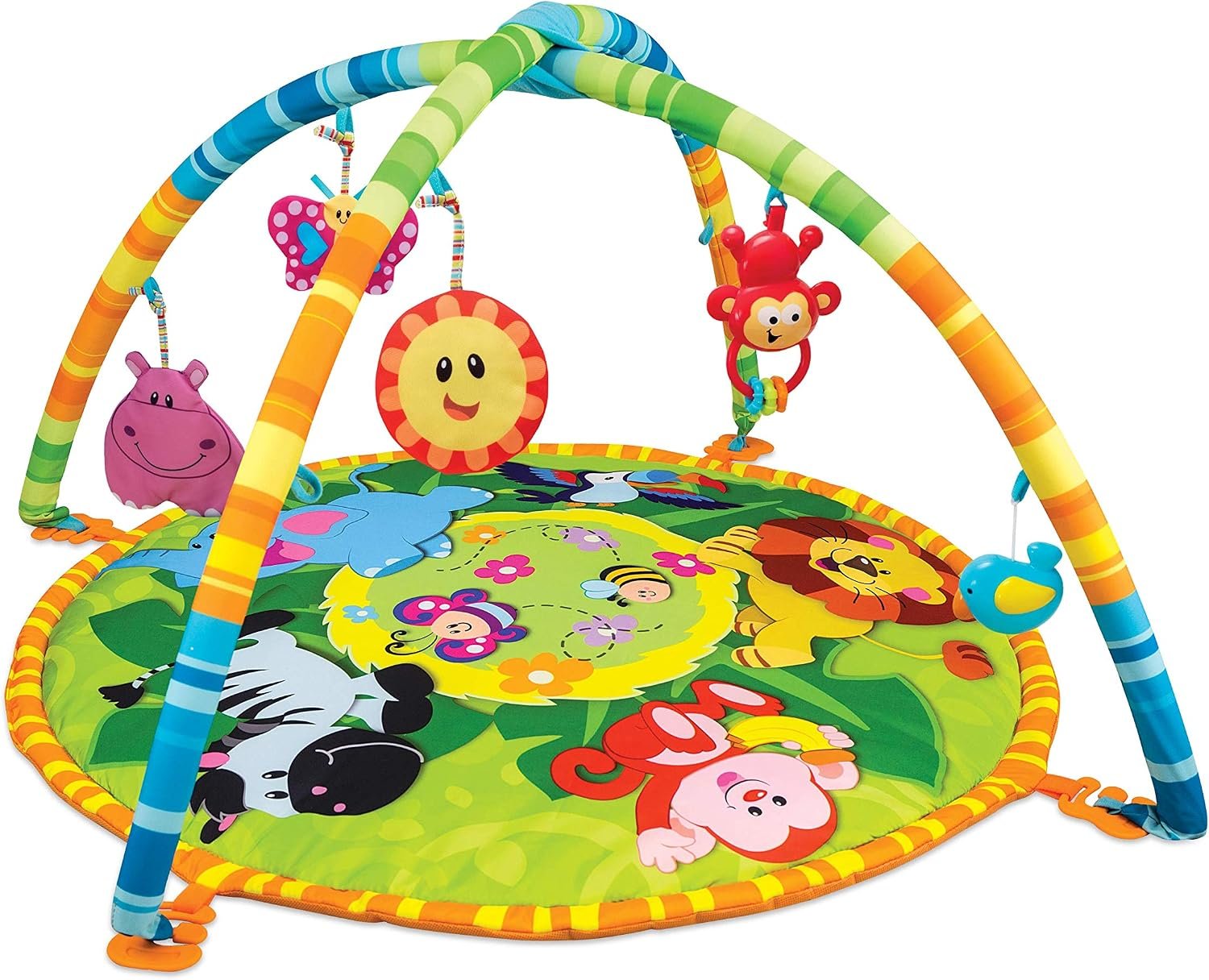 Baby Play Gym Mat with Hanging Toys for Newborn Tummy Time - Image 6