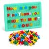 Colourful Alphabet Spelling Puzzle for Kids with Word Building Blocks