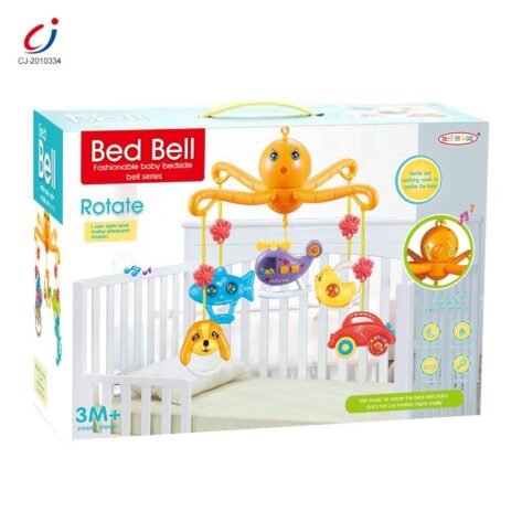 Rotating musical cot mobile for newborns