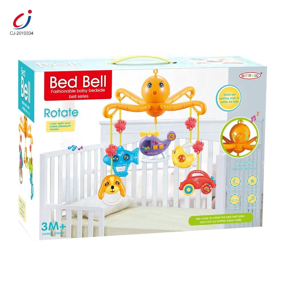 Rotating musical cot mobile for newborns