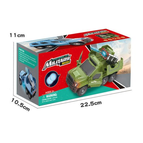 toy army truck with launcher for kids