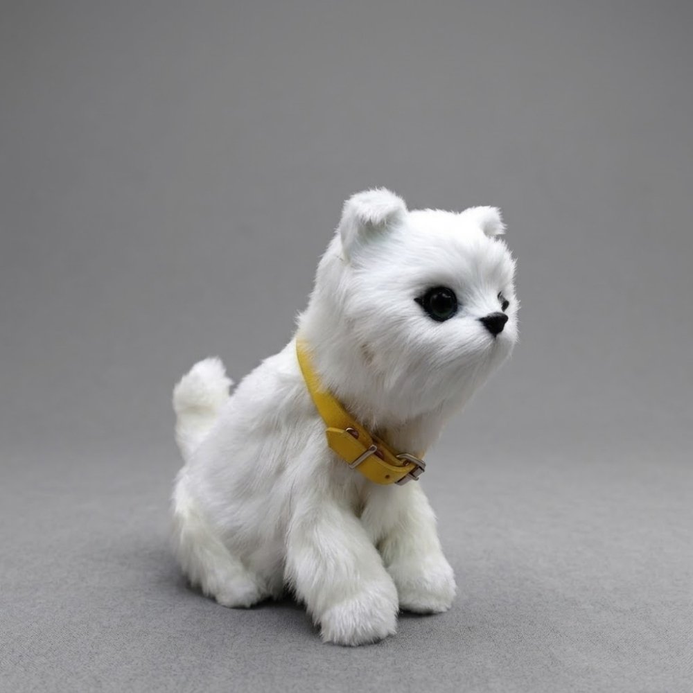 Punched Face Persian Toy Cat with Realistic Cat Sounds