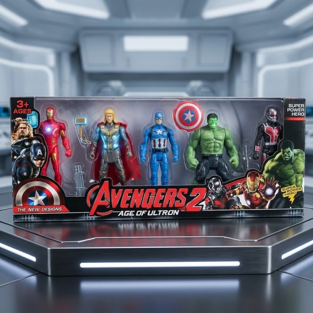 Avengers Action Figures Set for Kids