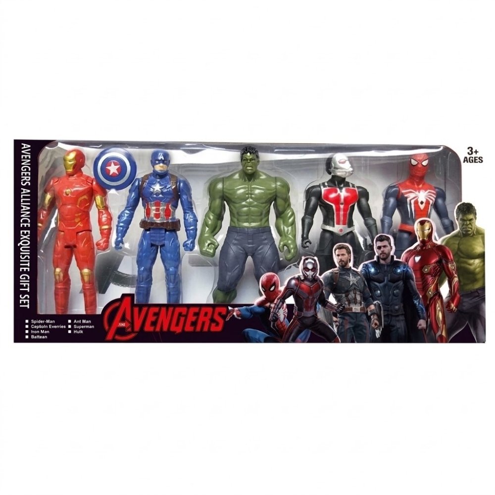 Avengers Action Figures Set Superhero Toys