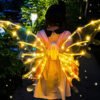 Electric Butterfly Wings for Kids – Musical LED Glowing Fairy Wings