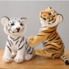 Tiger Plush Toy for Kids – Soft Lifelike Stuffed Animal