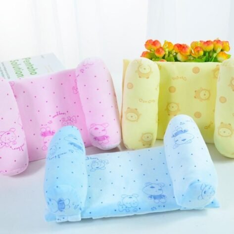 breathable baby head support pillow for stroller and crib