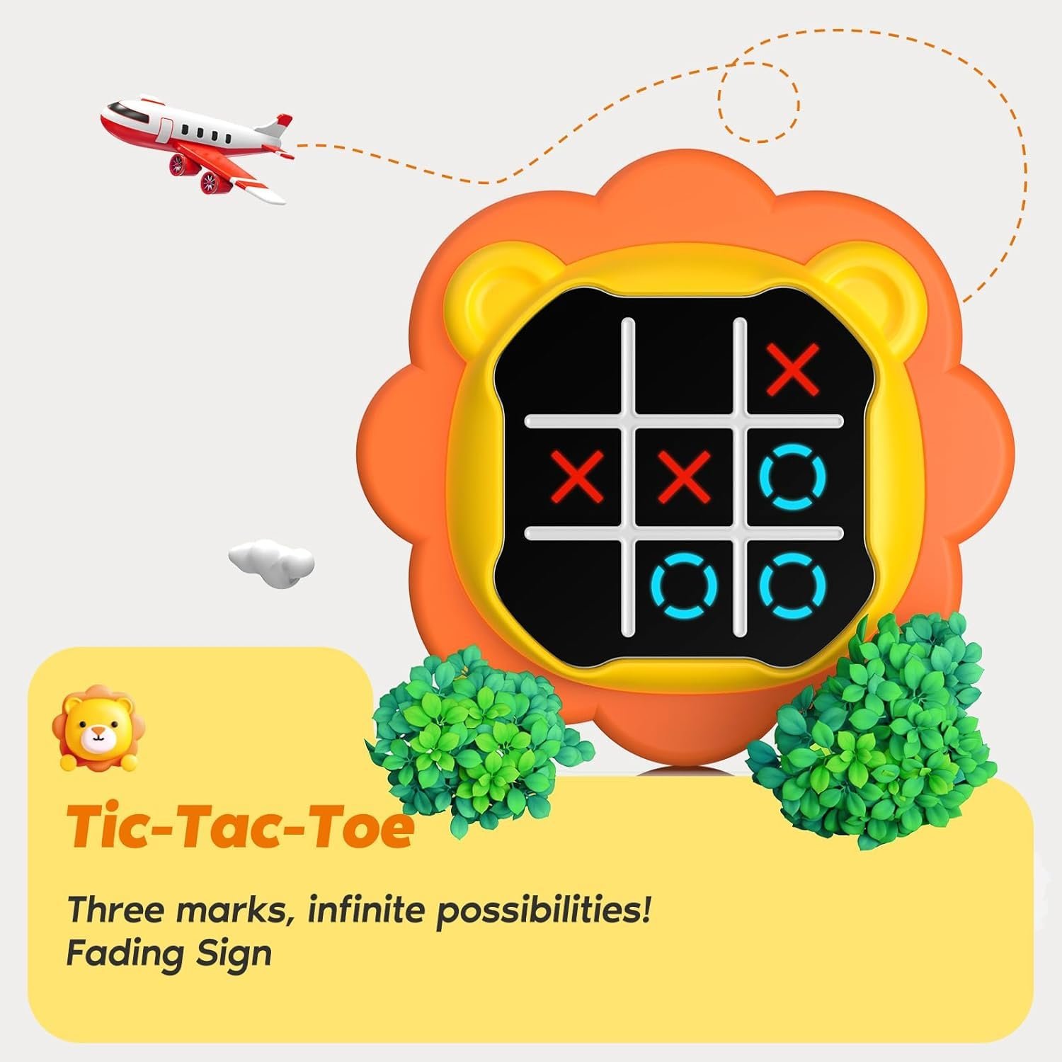 2-in-1 Tic Tac Toe and Memory Game with Lights and Sound for Kids - Image 5