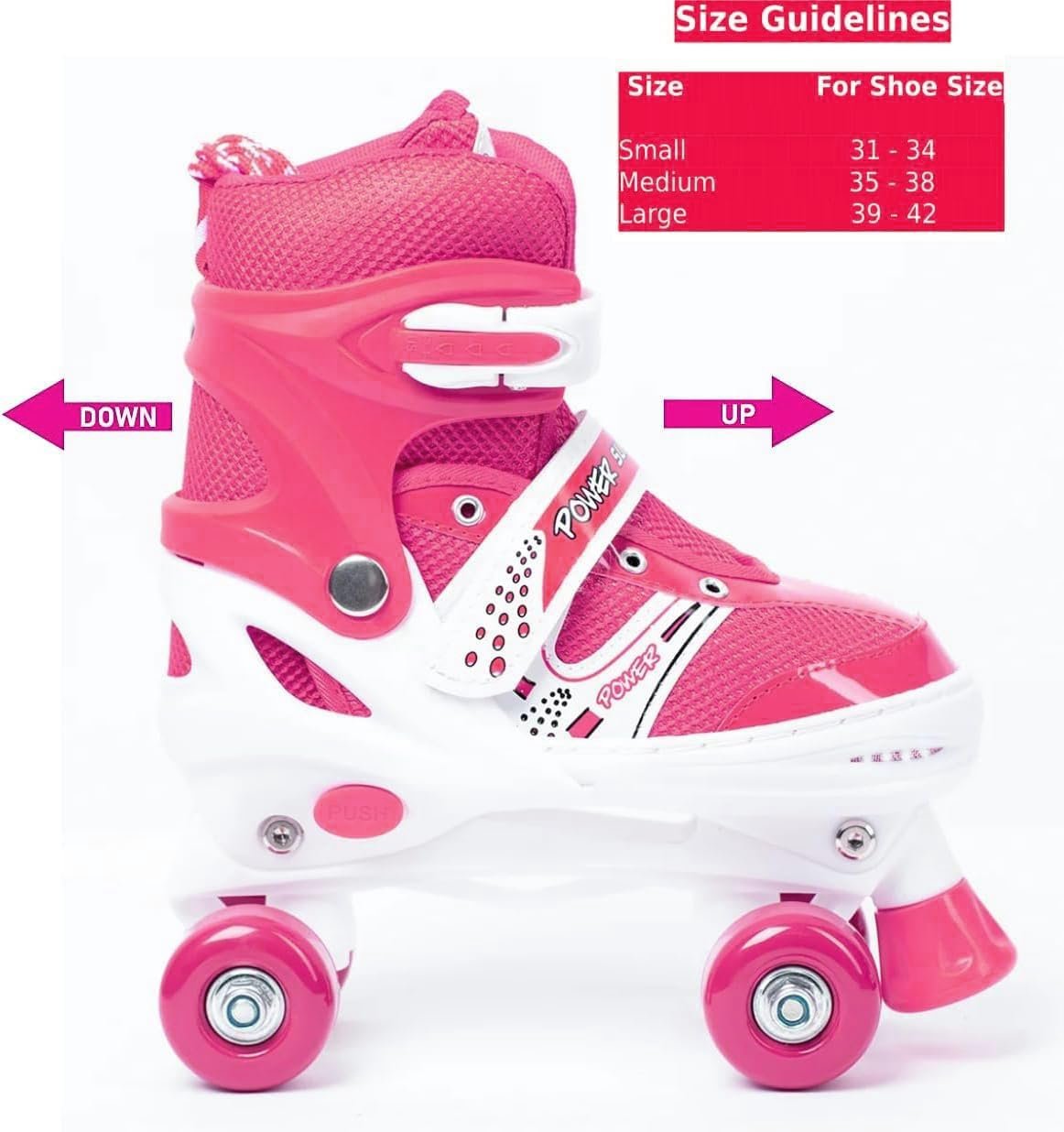 Kids double-row roller skates