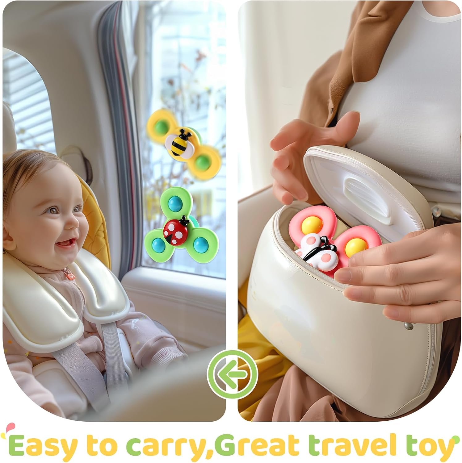 Baby Suction Cup Spinner Toy