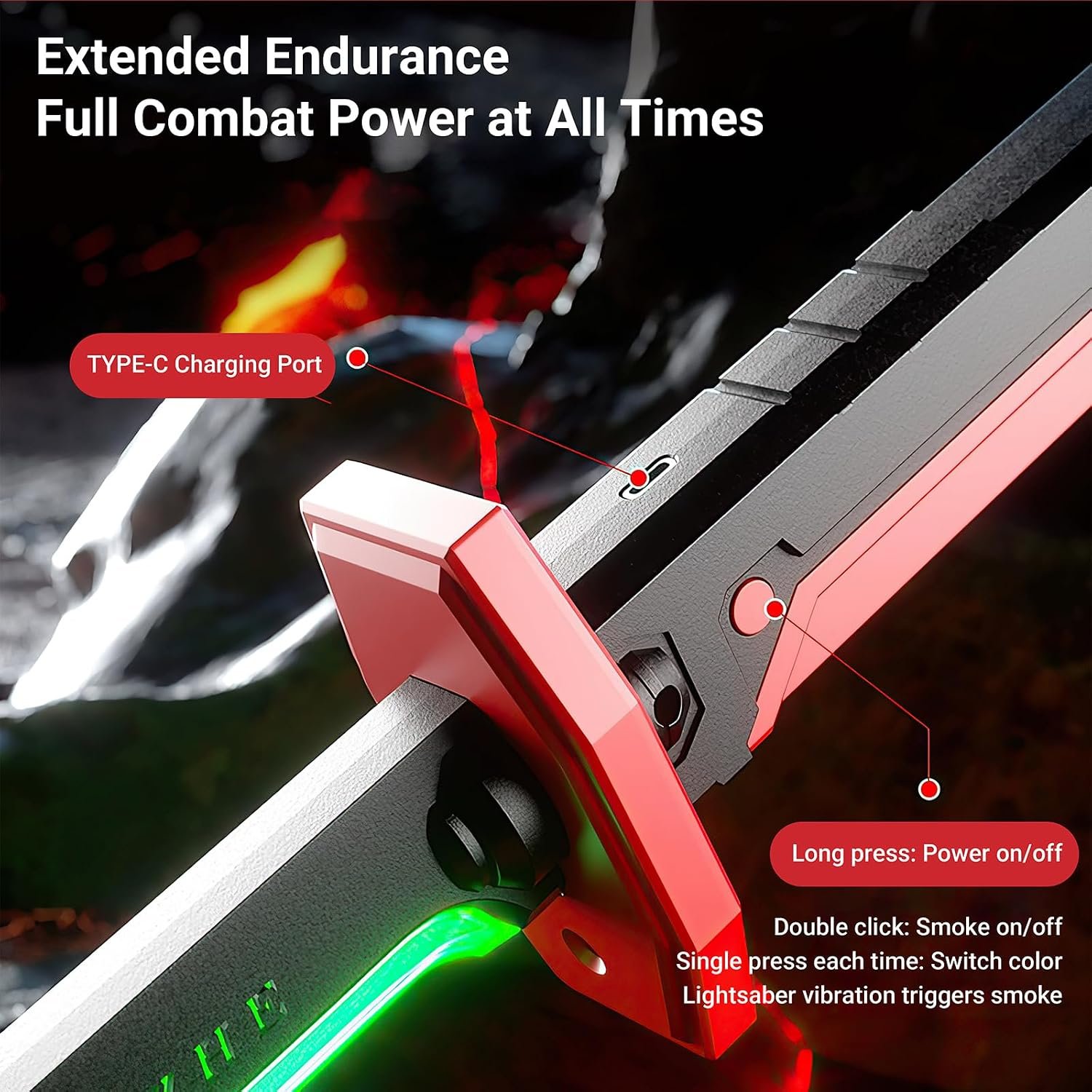 Colour Changing Toy Sword