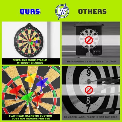 16 inch magnetic dartboard