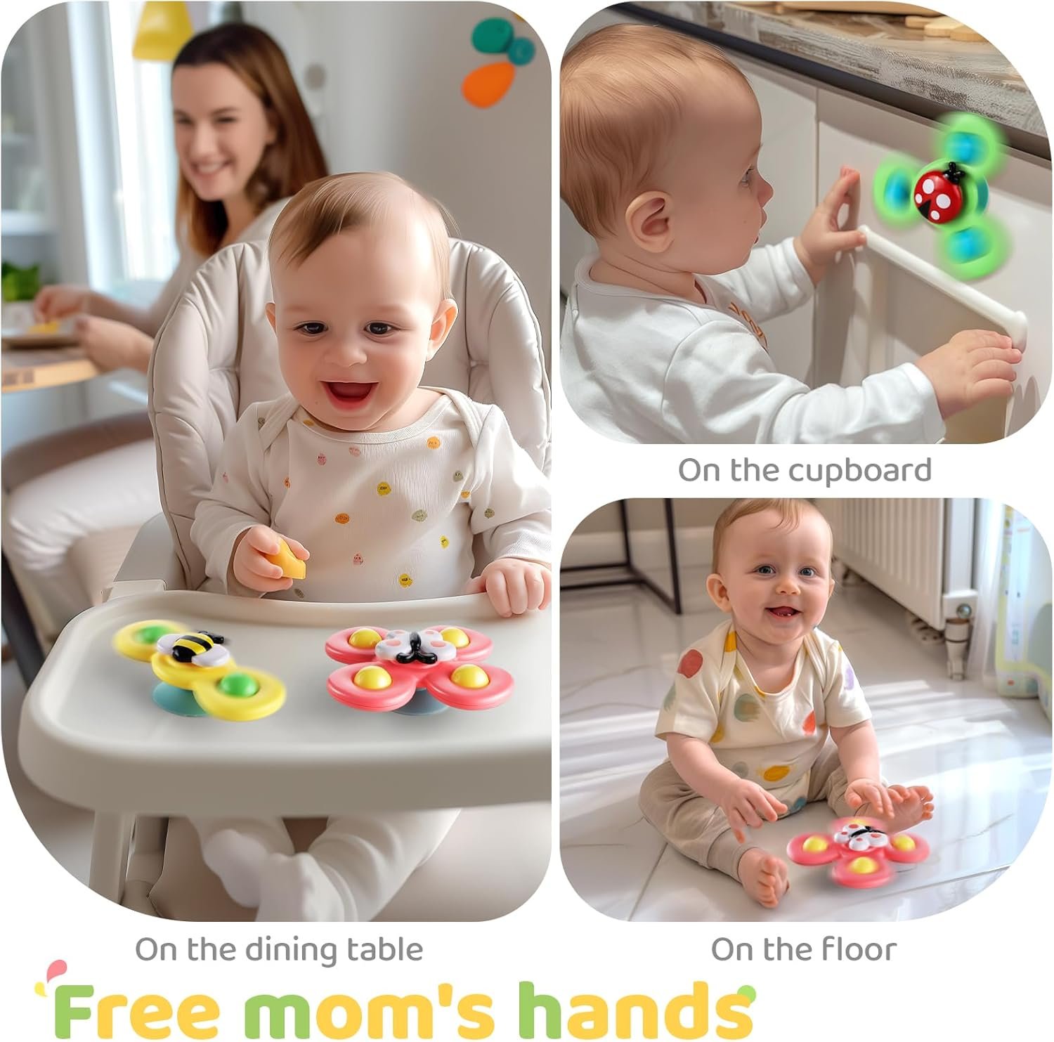 Baby Sensory Spinner Toys