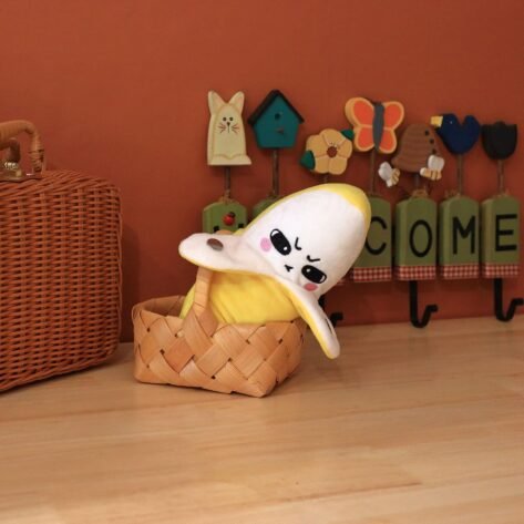 soft fruit plush toy with sounds