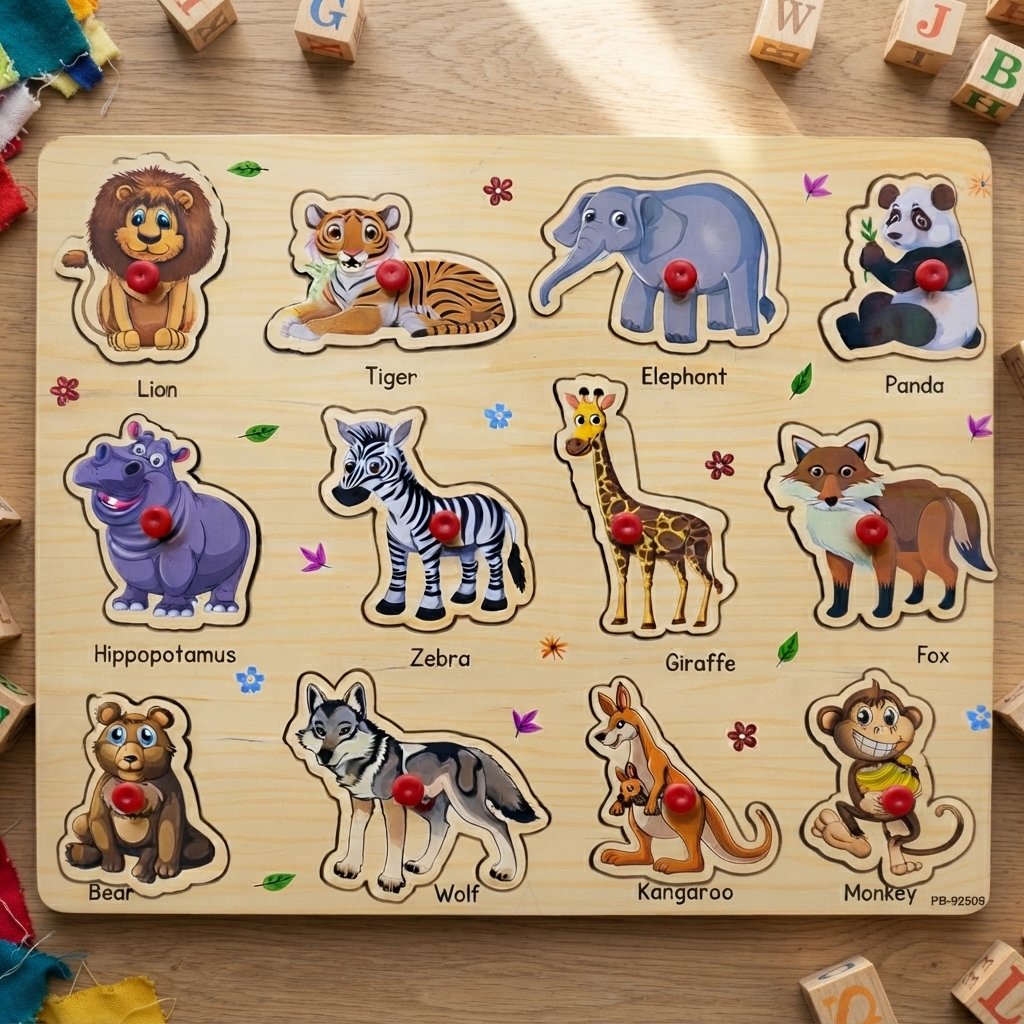wooden animal board