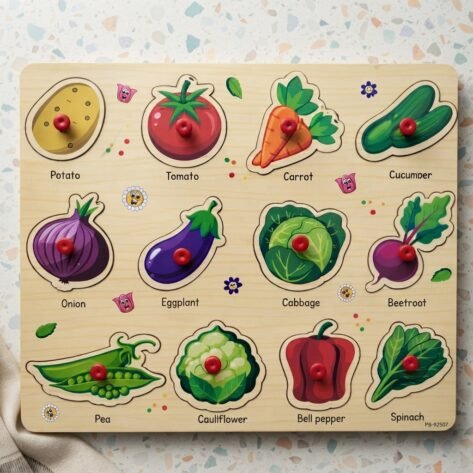 vegetable puzzle for kids