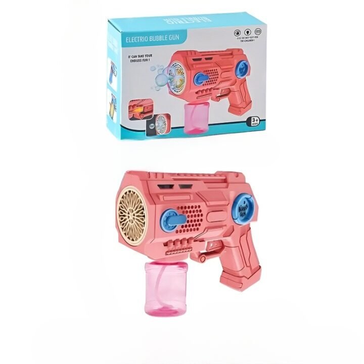 childrens handheld porous electric bubble gun