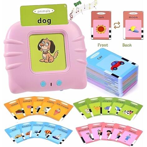Educational Flash Cards Device for Kids with 112 Cards